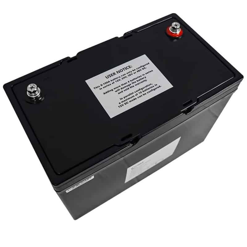 Hubble S-100A LiFePO4 Battery 12V Notice