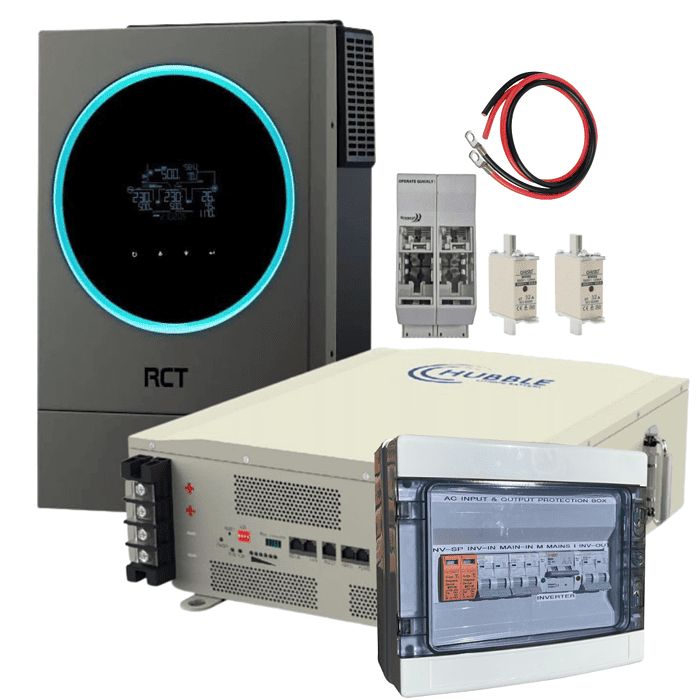 Hubble AM-2 and RCT 6kVa Off-Grid Inverter Kit