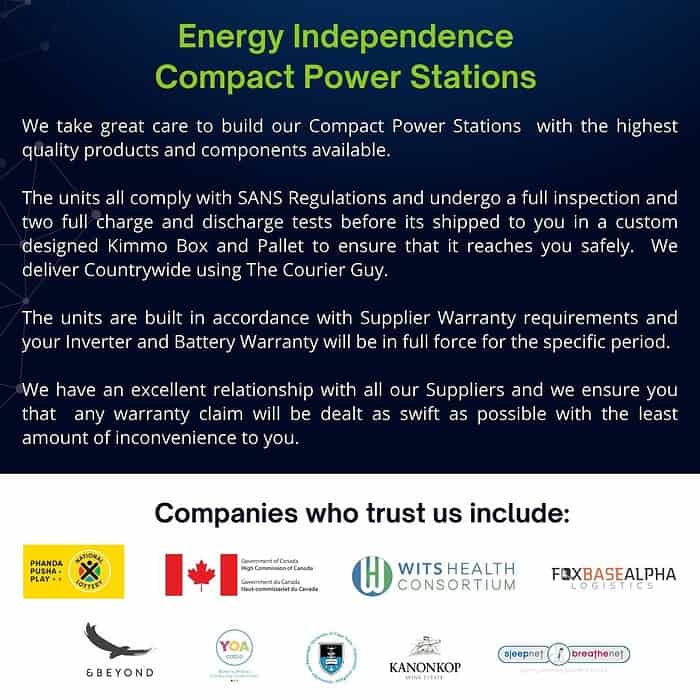 Energy Independence Compact Power Stations