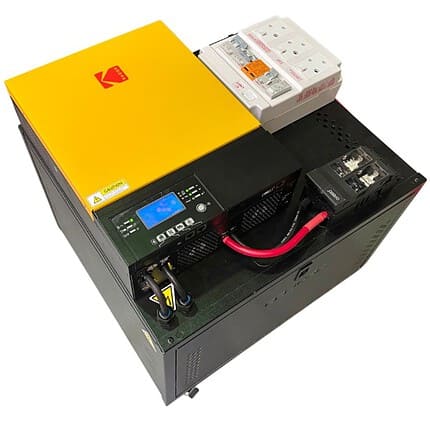 3kVa 2.75kWh Lithium Compact Power Station with Kodak VMIII Inverter and Hubble AM-4 Battery