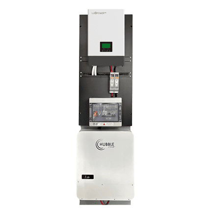 Luxpower SNA 5000 Power Wall with Hubble AM-5 LiFePo4 Battery
