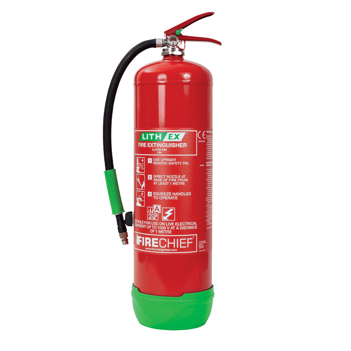 9 Litres Lithium Fire Extinguisher