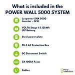 Luxpower SNA 5000 and Volta Stage 1 Power Wall