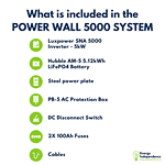 Luxpower SNA 5000 Power Wall with Hubble AM-5