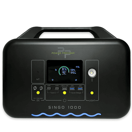 Singo 1000 Portable Power Station - Black