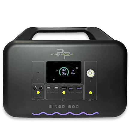 Singo 600 Portable Power Station - Black