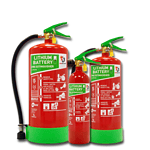 Fireblock lithium battery fire extinguisher