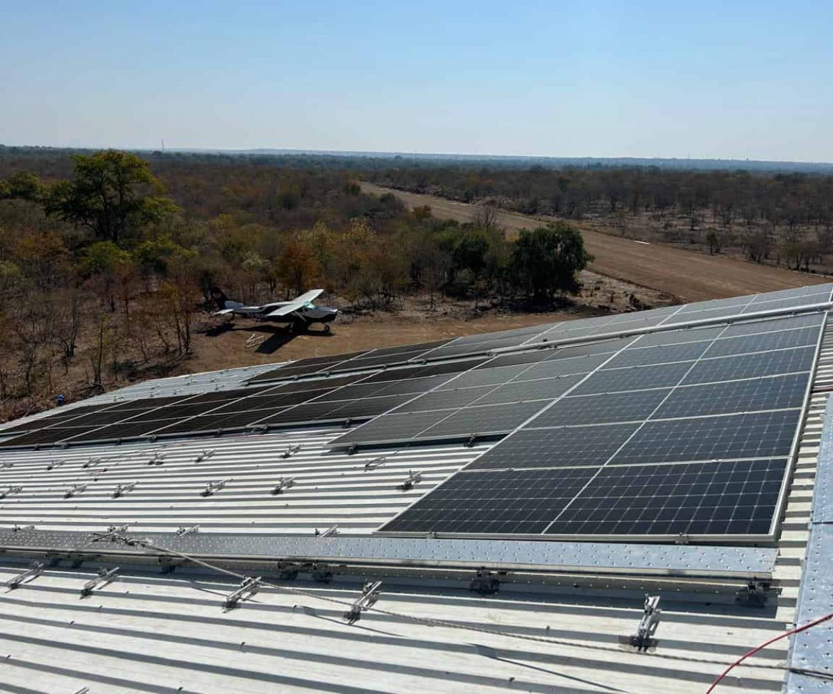 Solar Installation - United Air Charter Zambia