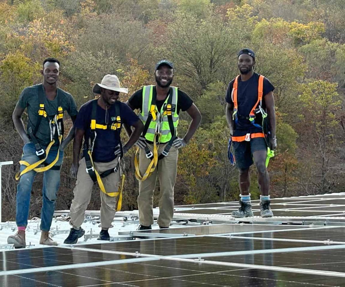 Solar Installation - United Air Charter Zambia