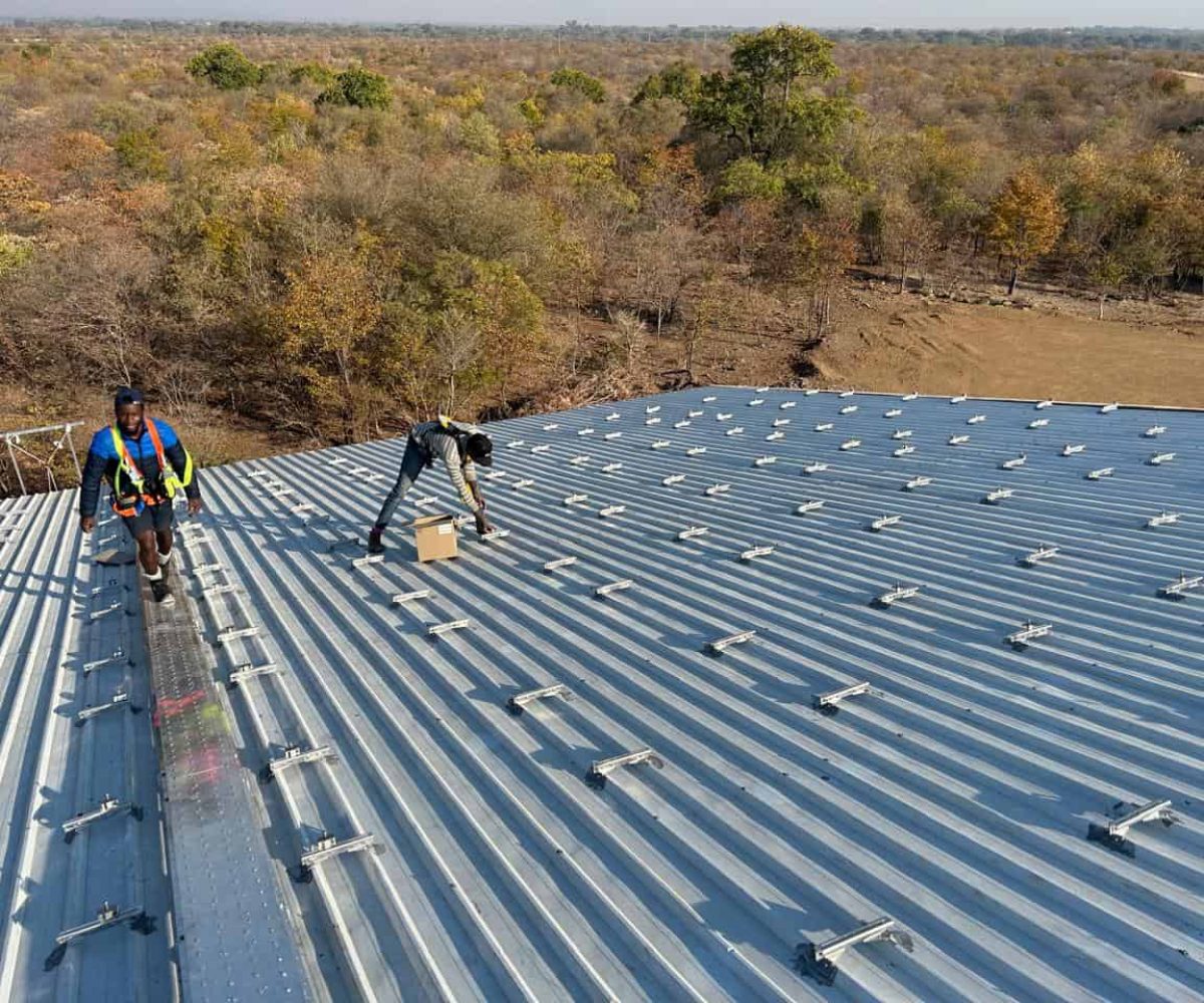 Solar Installation - United Air Charter Zambia