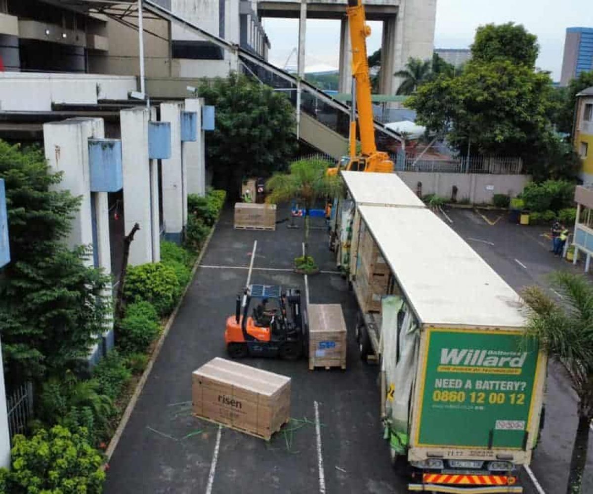 Durban PRASA 1000kWP Solar Installation